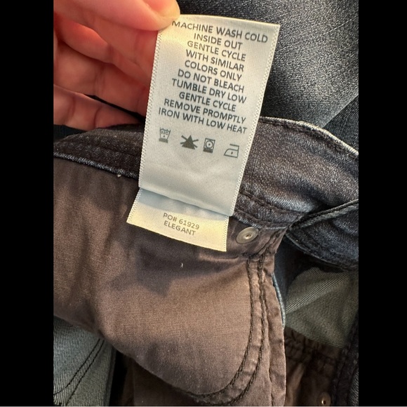 Anthro LEVEL 99 Tanya High Rise Ultra Skinny Denim Jeans In Elegant Lace Trim - Picture 11 of 13